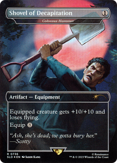 Shovel of Decapitation [Colossus Hammer] (0736) (Borderless) - Foil