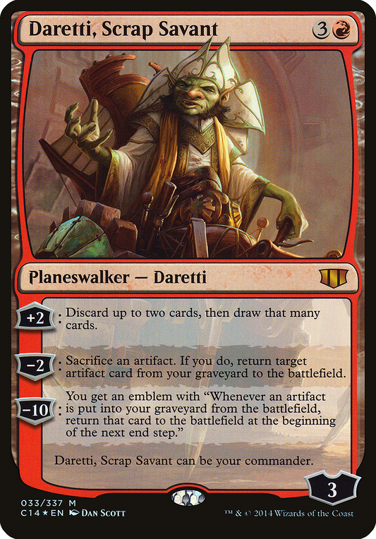 Daretti, Scrap Savant (Oversized) (OC14) - Foil