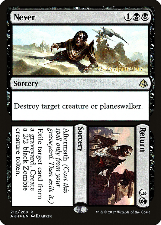 Never // Return (212) (Prerelease) - Foil