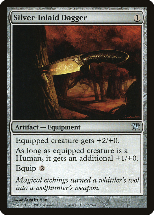 Silver-Inlaid Dagger - Foil
