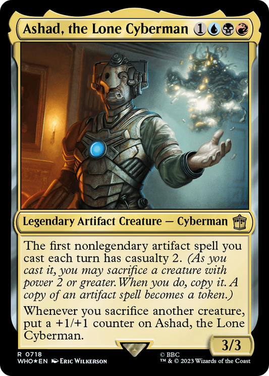 Ashad, the Lone Cyberman (0718) - Surge Foil