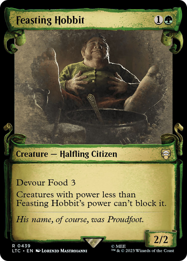 Feasting Hobbit (0439) (Showcase)