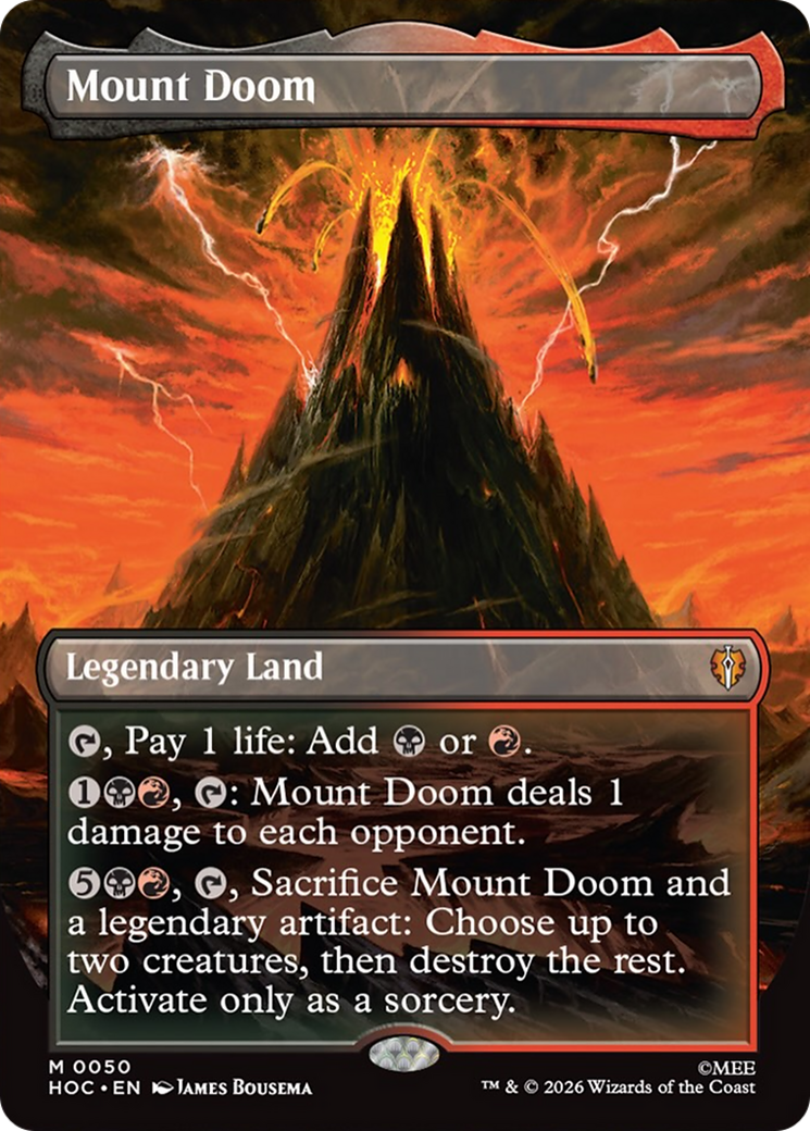 Mount Doom (0050) (Borderless) (HOC)
