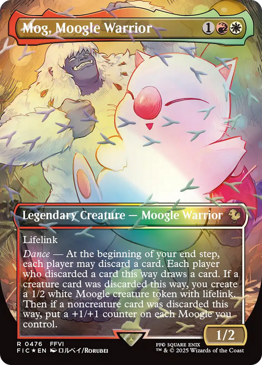 Mog, Moogle Warrior (0476) (Borderless) - Chocobo Track Foil fic