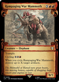 Rampaging War Mammoth (0436) (Showcase)