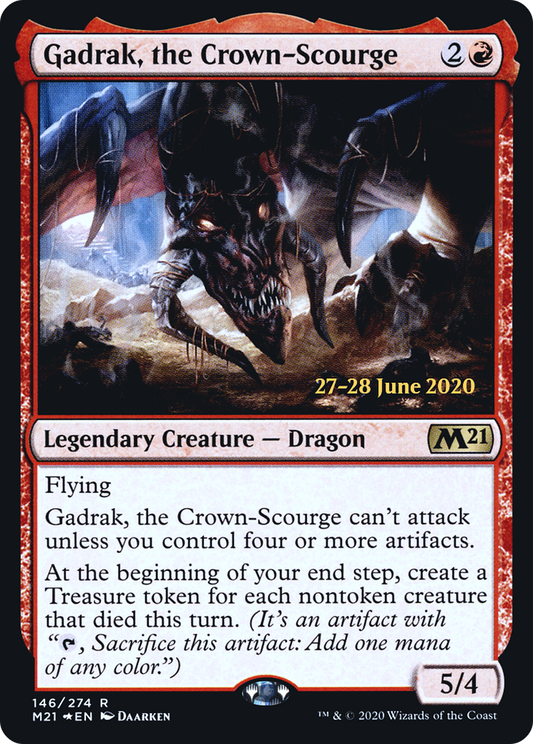 Gadrak, the Crown-Scourge (146) (Prerelease) - Foil