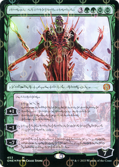 Nissa, Ascended Animist (453) (Phyrexian) - Compleat Foil