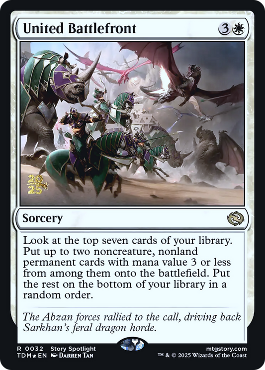United Battlefront (0032) (Prerelease) (PTDM) - Foil