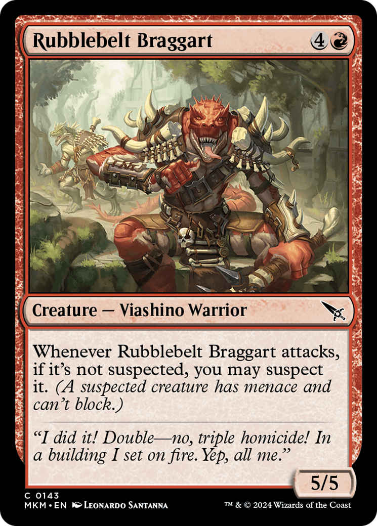 Rubblebelt Braggart - Foil