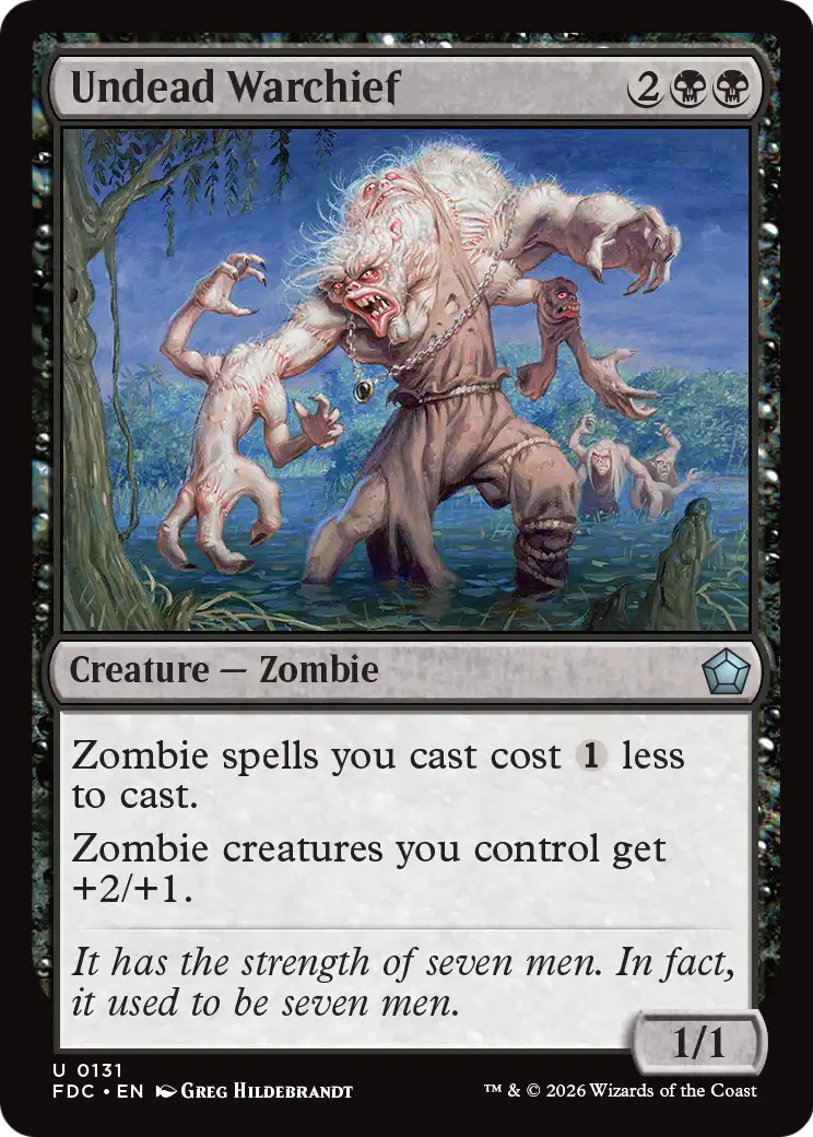 Undead Warchief (FDC)