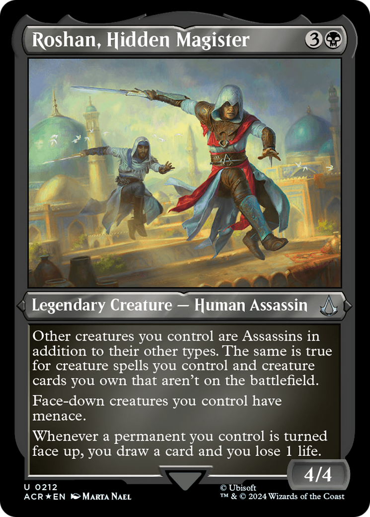 Roshan, Hidden Magister (0212) - Foil Etched