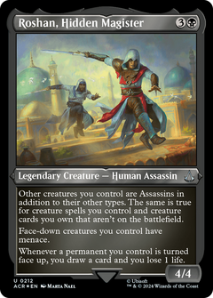 Roshan, Hidden Magister (0212) - Foil Etched