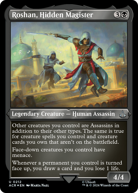 Roshan, Hidden Magister (0212) - Foil Etched