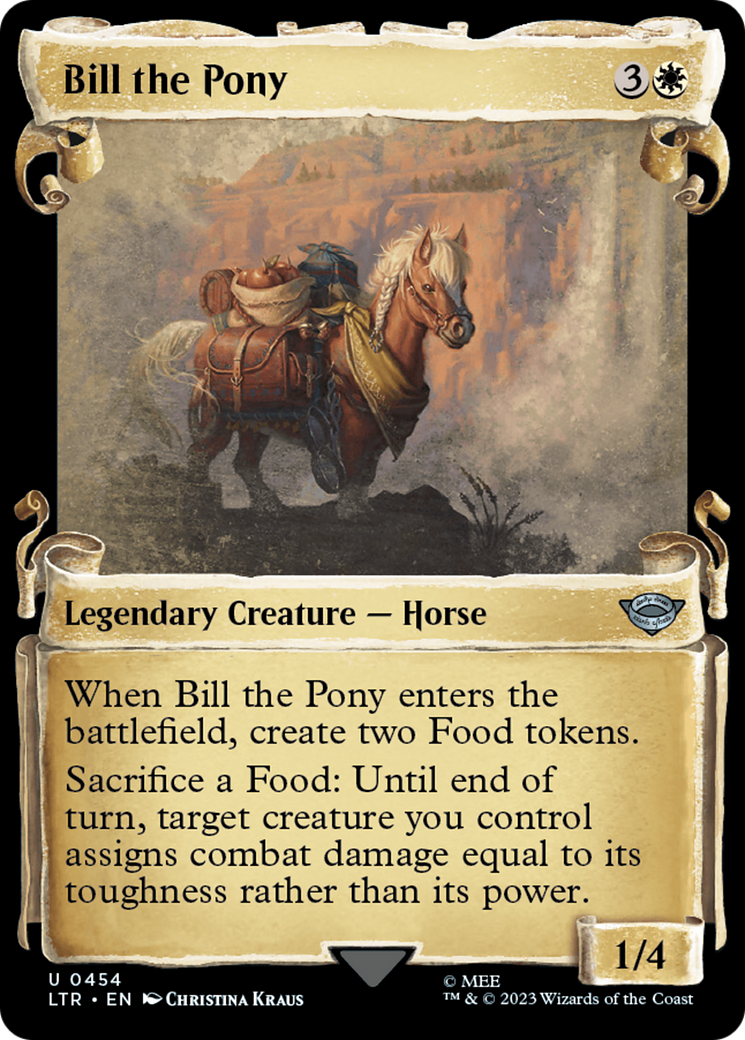 Bill the Pony (0454) (Showcase) - Silver Foil