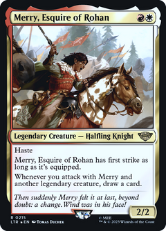 Merry, Esquire of Rohan (0215) (Prerelease) - Foil