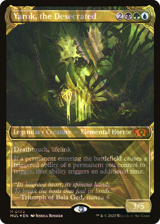 Yarok, the Desecrated (0193) (Showcase) - Halo Foil