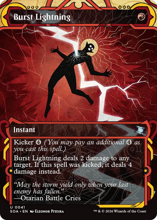 Burst Lightning (0041) (Showcase) (SOA) - Foil