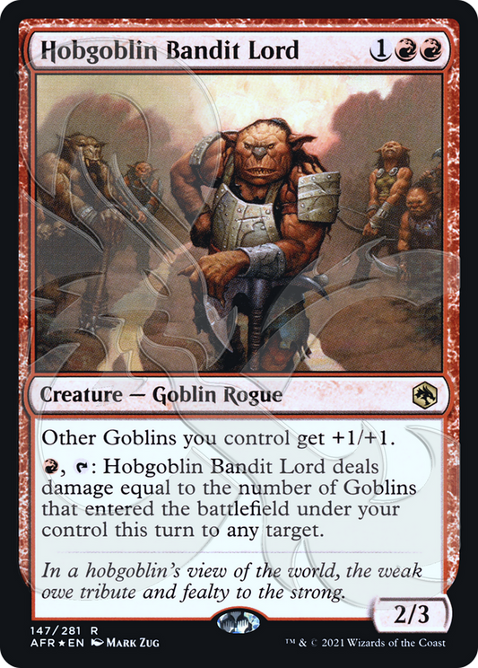 Hobgoblin Bandit Lord (147) (Ampersand) - Foil