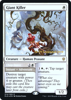 Giant Killer // Chop Down (014) (Prerelease) - Foil