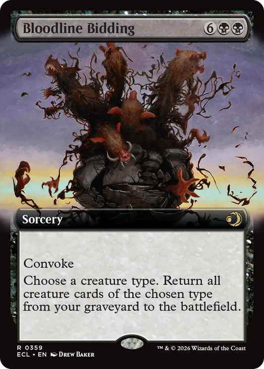 Bloodline Bidding (0359) (Extended Art) (ECL) - Foil