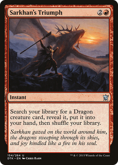 Sarkhan's Triumph - Foil
