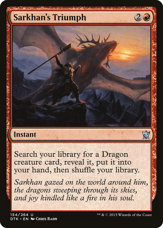 Sarkhan's Triumph - Foil
