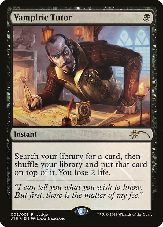 Vampiric Tutor (002) (Judge) - Foil