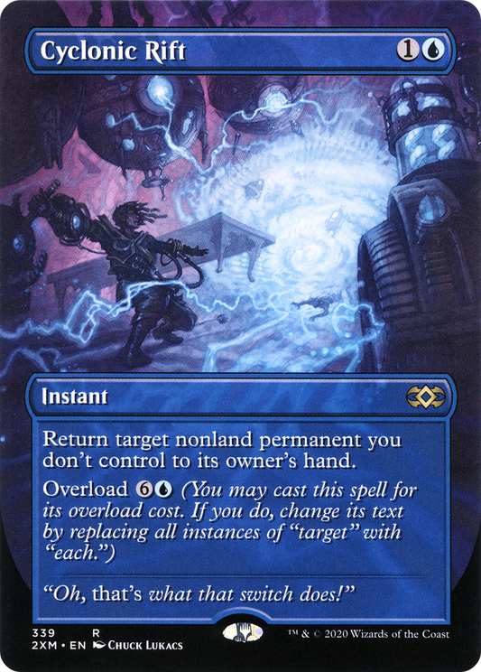 Cyclonic Rift (339) (Borderless) - Foil