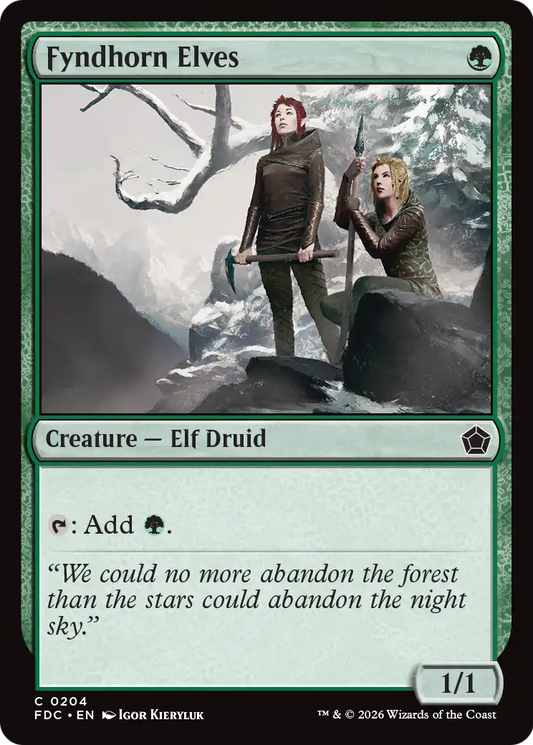 Fyndhorn Elves (FDC)
