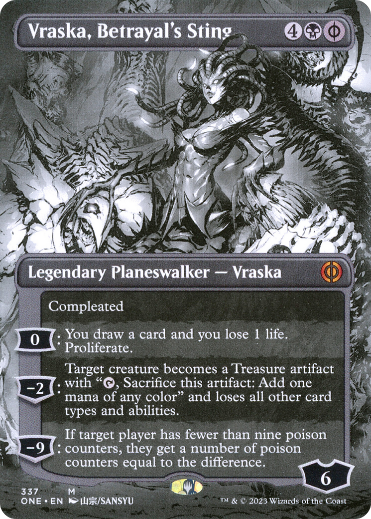 Vraska, Betrayal's Sting (337) (Borderless)