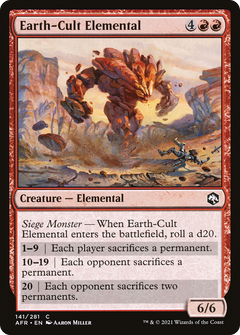 Earth-Cult Elemental - Foil
