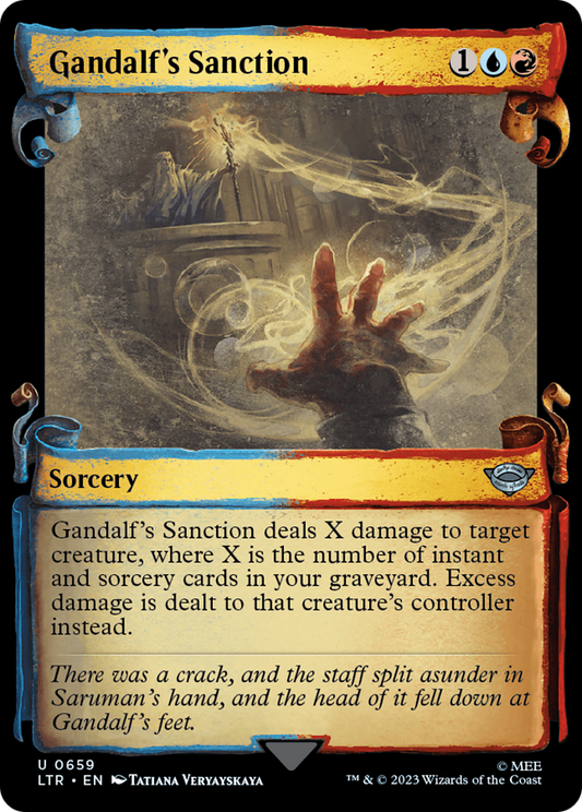 Gandalf's Sanction (0659) (Showcase) - Silver Foil