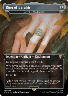Ring of Barahir [Sword of the Animist] (0385) (Borderless) - Surge Foil