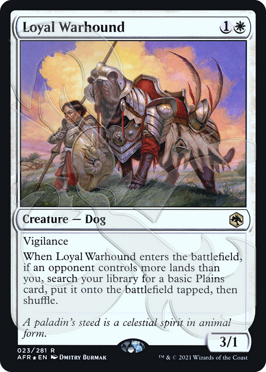 Loyal Warhound (023) (Ampersand) - Foil
