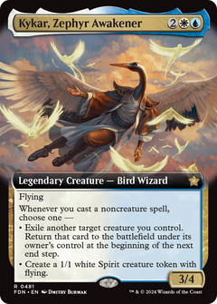 Kykar, Zephyr Awakener (0481) (Extended Art) - Foil