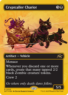 Cryptcaller Chariot (0523) (Borderless) - First Place Foil