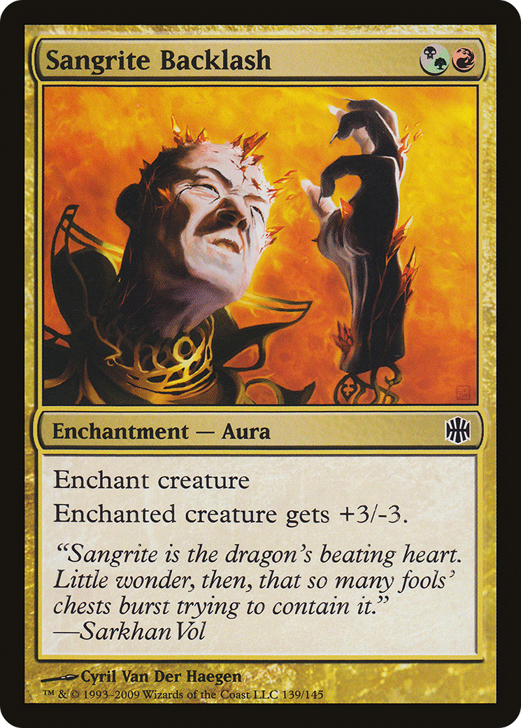 Sangrite Backlash - Foil