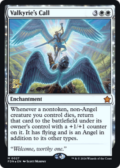 Valkyrie's Call (0027) (Prerelease) - Foil