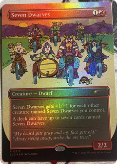 Seven Dwarves (0817) (Borderless) - Foil