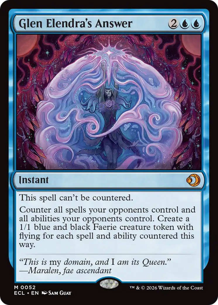 Glen Elendra's Answer (0052) (ECL) - Foil