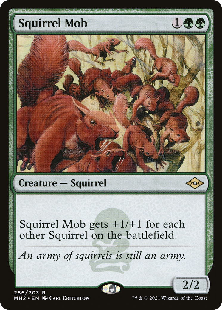 Squirrel Mob - Foil Etched