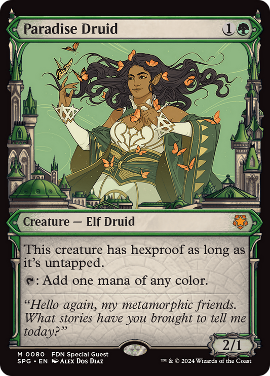 Paradise Druid (0080) (Showcase) - Foil