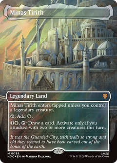 Minas Tirith (0089) (Borderless) (HOC) - Surge Foil