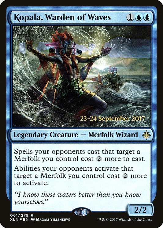 Kopala, Warden of Waves (061) (Prerelease) - Foil