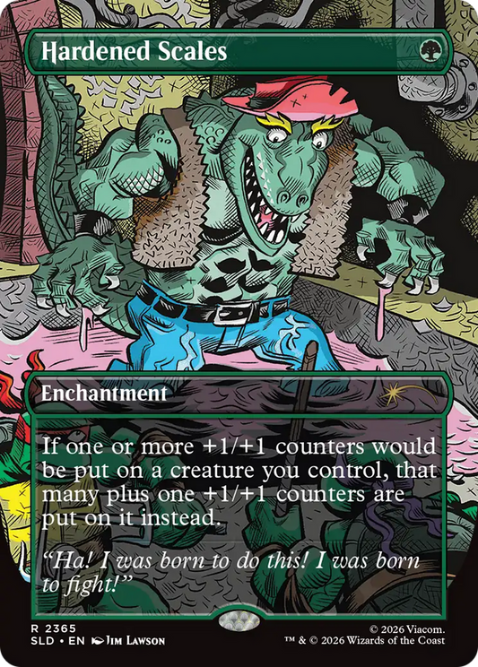 Hardened Scales (2365) (Borderless) (SLD)