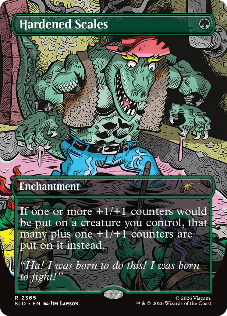 Hardened Scales (2365) (Borderless) (SLD) - Foil
