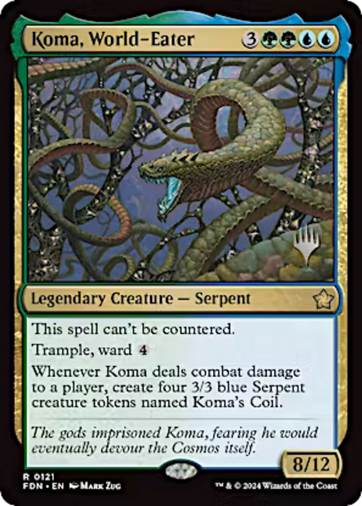 Koma, World-Eater (0121) (Promo Pack) - Foil