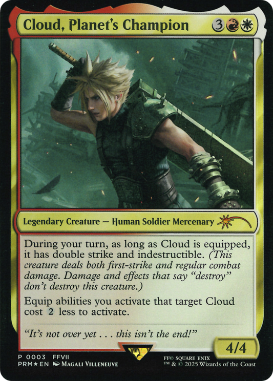 Cloud, Planet's Champion (0003) - Foil pmei