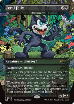 Feral Felix [Barrowgoyf] (2702) (Borderless) (SLD)