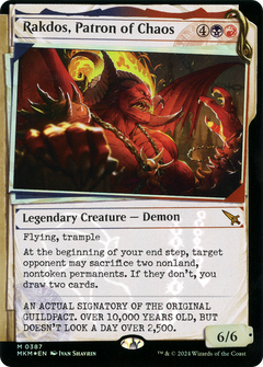 Rakdos, Patron of Chaos (0387) (Showcase) - Invisible Ink Foil